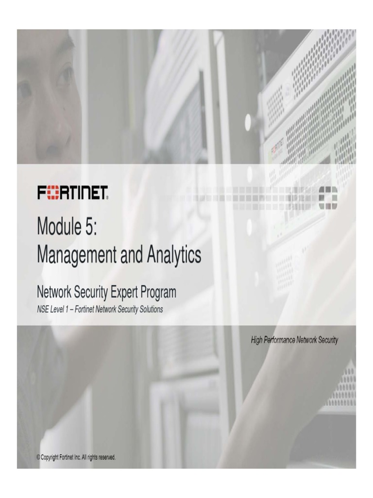 Network Security Management & Analytics | PDF | Analytics | Computer ...
