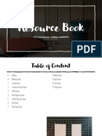 Resource Book: Dakota Woodard ACCE 110