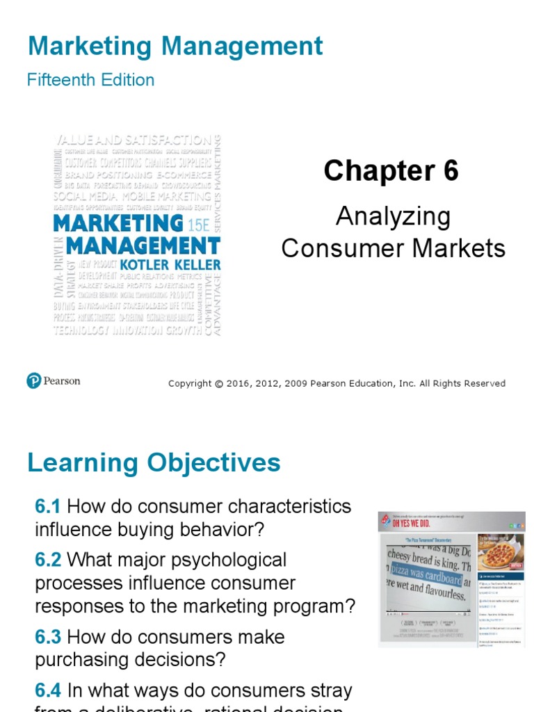 Marketing Management: Analyzing Consumer Markets | PDF | Consumer ...
