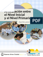 Articulación Entre El Nivel Inicial y Primario - Documento GCBA 2016 (1)