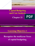 Capital Budgeting and Cost Analysis