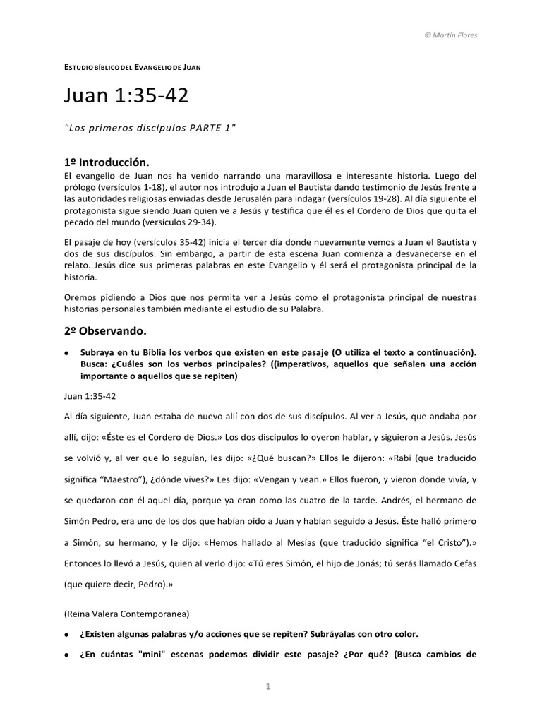 estudio biblico de juan 4 1 42