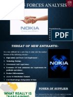 Porter's 5 Model Analysis (Nokia)