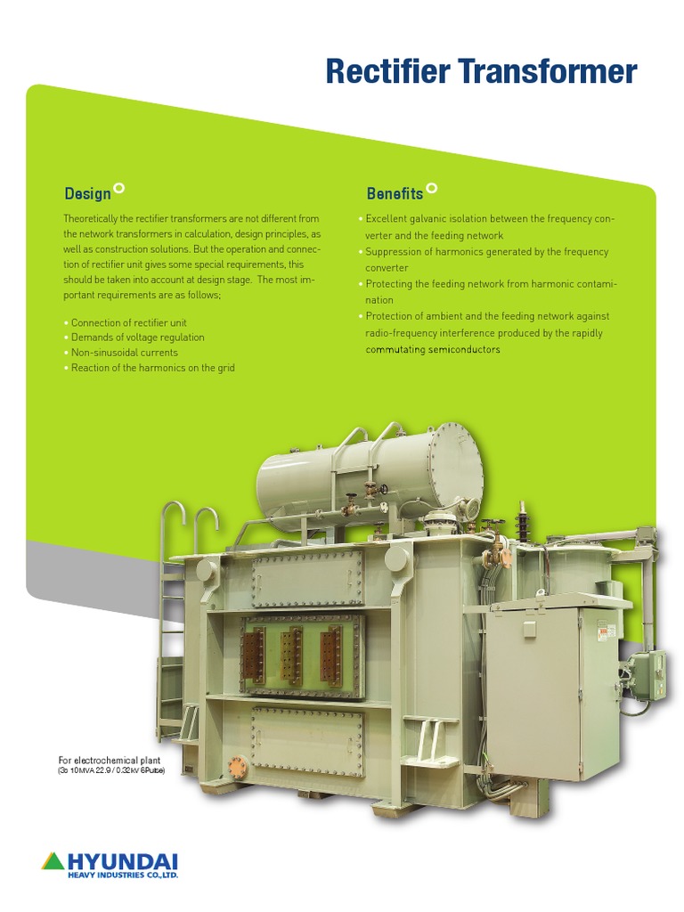 Rectifier Transformer: Benefits Design | PDF | Rectifier | Transformer