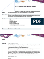 Diseño de Juego Didáctico Trabajando Los Ejes Variacional y Numérico