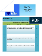 Nata Sample Papers -14(Sketching)