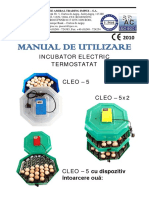 Manual de Utilizare Incubator Electric Cu Termostat