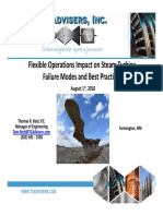 Flexible Operations Impact On Steam Turbine Failure Modes and Best Practices
