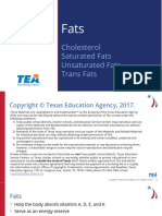 Cholesterol Saturated Fats Unsaturated Fats Trans Fats