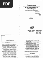 Durkheim As Formas Elementares