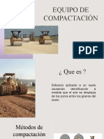 Equipo de Compactación