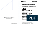 HITACHI Zx 110 120 135 Principio Di Funzionamento (TO1R7-I-00)