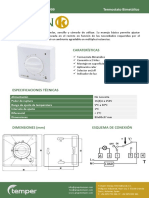 Termostato FT-ES-KT0-B