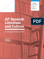 AP Spanish Literature and Culture - Course and Exam Description