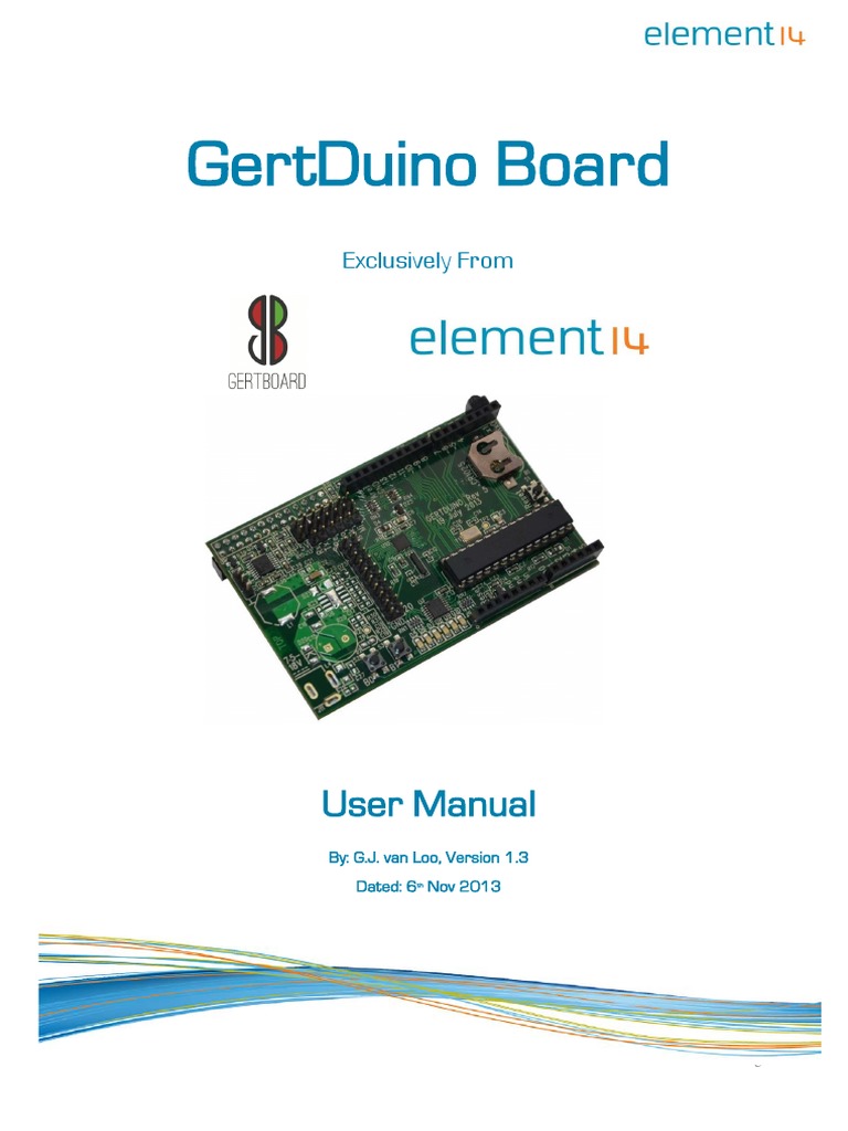 User Manual Gerduino 5.4 | PDF | Raspberry Pi | Arduino