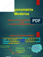 Ángulos en posición normal y sus razones trigonométricas