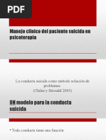 Psicopatología y Suicidio