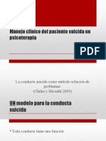 Psicopatología y Suicidio