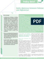 Hydro-Diplomacy Between Pakistan and Afghanistan