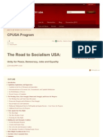 Communist Party USA The Road To Socialism