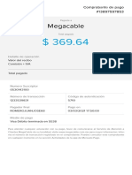 Pago de Servicio Megacable - 13897597853
