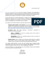 CARTA FAMILIAS 24 de Marzo 2021