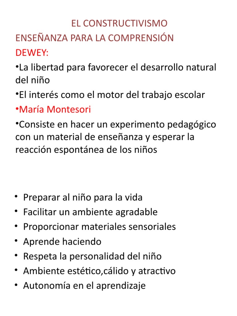 Principios Constructivistas | PDF | Constructivismo (filosofía de la ...