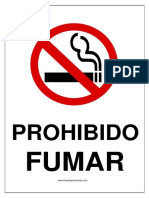 Prohibido: Fumar