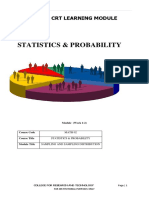 Statistics & Probability: CRT Learning Module