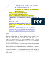 Simulacro Beca 18 Prueba Única Nacional Del Pronabec Solucionario 2020 Admision Universidad PDF