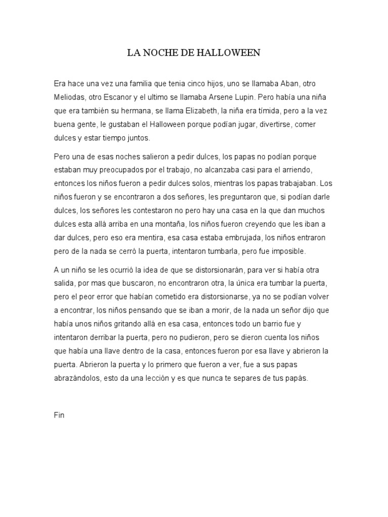 La Noche De Halloween Pdf