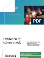 Culture Shock: Short Presentation By/ Rawan Nabil