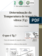 Determinação Da Temperatura de Transição Vítrea (Tg
