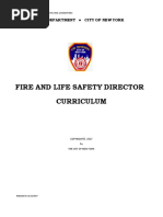 Fire and Life Safety Director FLSD Curriculum