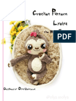 Crochet Baby Sloth Pattern by Olya Usoltseva