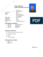 Curriculum Vitae: Data Pribadi