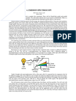 6 Emission Spectroscopy - Manual