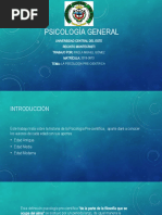 La Psicologia Pre-Cientifica