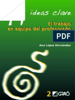 14 Ideas Clave El Trabajo en Equipo Del Profesorado PDF