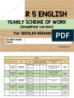 Year 5 Simplified Sow