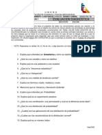 Tarea de Estadisticas Evaluación Diagnostica