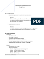 Note Chapter 4 Data Processing and Presentation