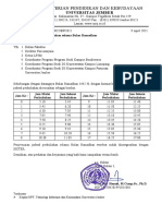 Surat Jadwal Ramadhan 2021