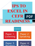 Tips To Excel in Cefr Readiness Final