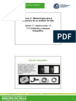 Tema 11. Metodología para El Desarrollo de Un Análisis de Falla Sesión 11: Séptima Parte D 11.7.3 Edición y Retoque Fotográfico