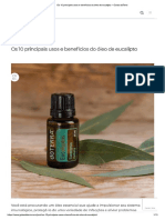 Os 10 principais usos e benefícios do óleo de eucalipto – Gotas daTerra