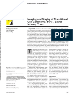 Imaging and Staging of Transitional Cell Carcinoma: Part 1, Lower Urinary Tract