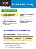 Stockholders' Equity: Learning Objectives