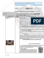 Learner'S Activity Sheets (Las) : KS3 Learning Area Grade Level Quarter Week