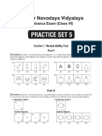 JNV - Class 6 - PracticeTest - 5